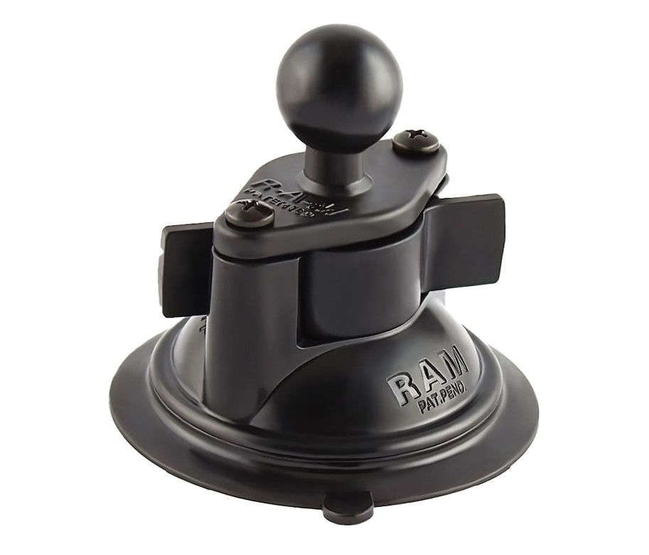 RAM Mounts Saugfuss mit Diamond Platte, B-Kugel (1“)
