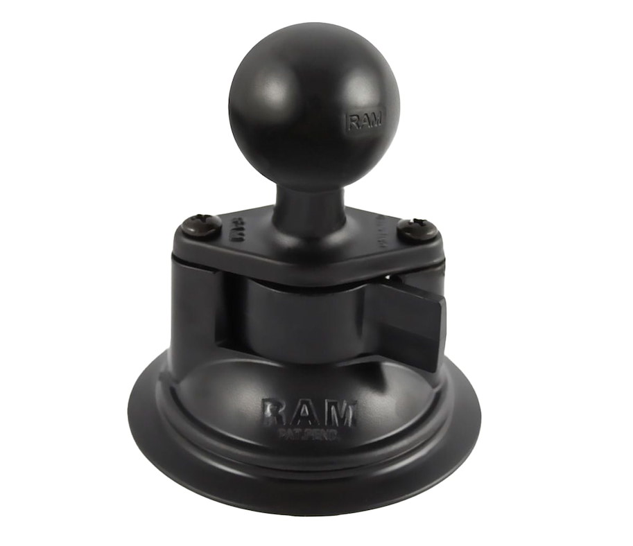 RAM Mounts Saugfuss mit Diamond Platte, C-Kugel (1.5“)
