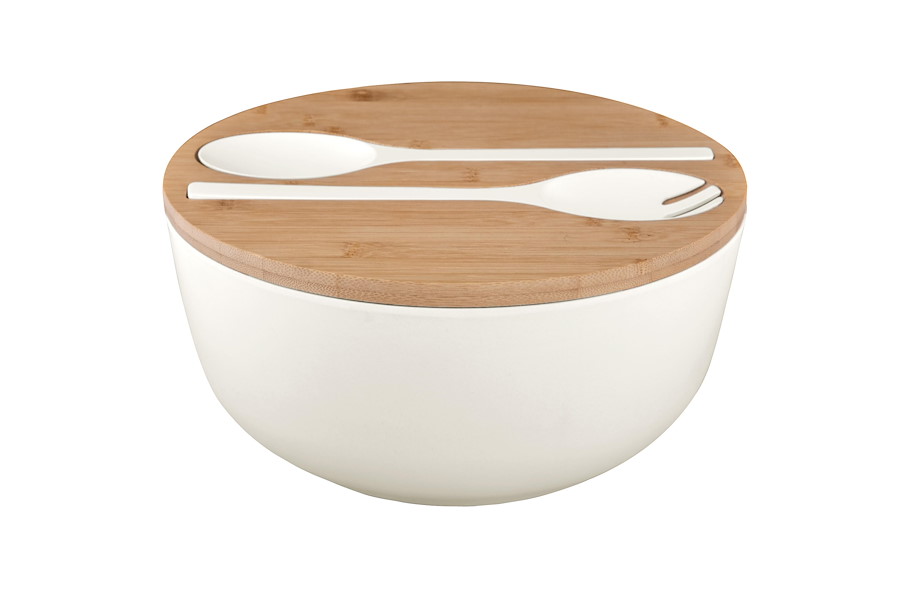 Brunner Greenkick Salatschüssel mit Bambusdeckel