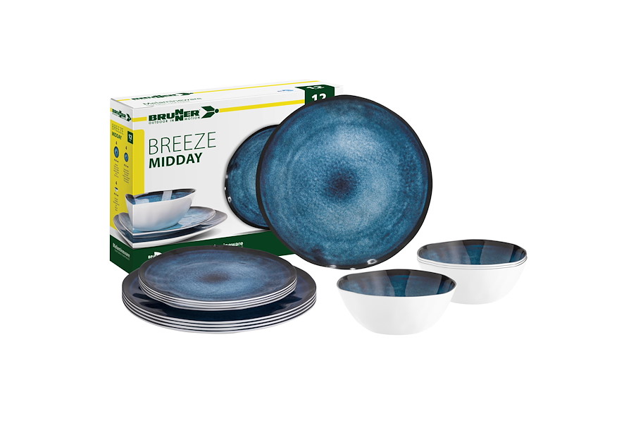 Brunner Midday Breeze Geschirrset 12-teilig