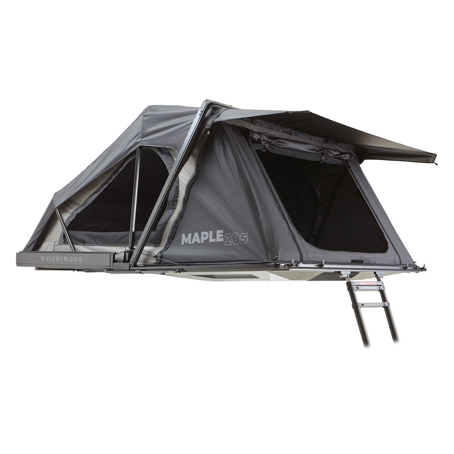 VICKYWOOD Hybrides Hartschalen-Faltzelt MAPLE 205 grau