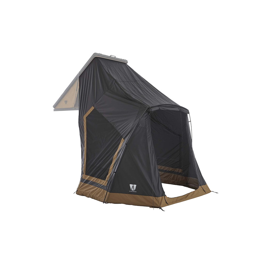 VICKYWOOD Vorzelt CUMARU LIGHT 152 schwarz-goldbraun