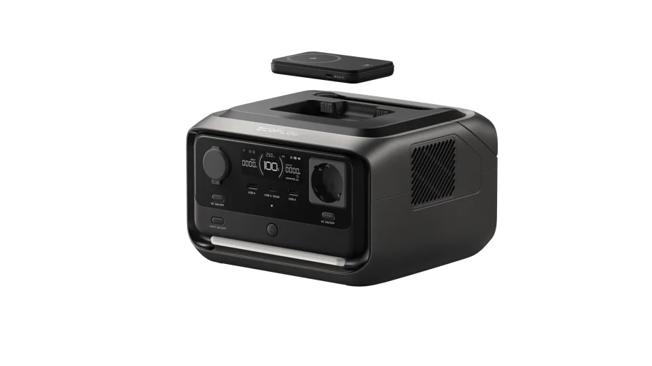 EcoFlow RIVER 3 Plus Wireless Powerstation 286 Wh mit RAPID 5k Powerbank EU-Version