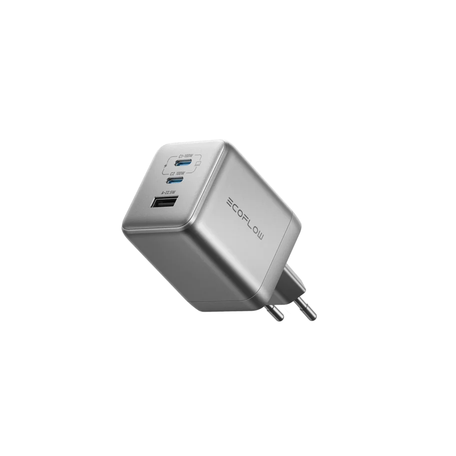 EcoFlow RAPID Pro 100 W GaN 3-Port USB-Ladegerät