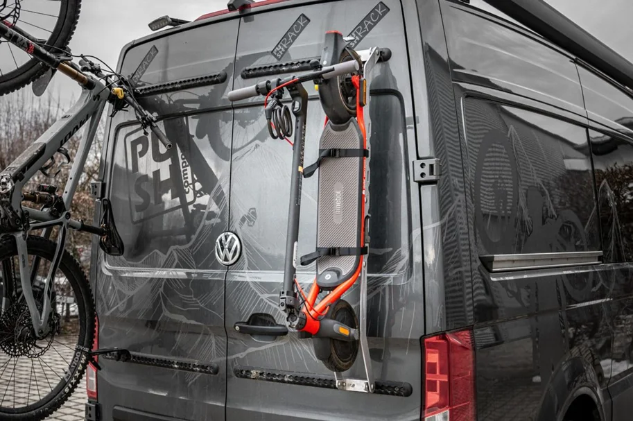 PUSHrack E-Scooter-Träger vertikal, für einen E-Scooter
