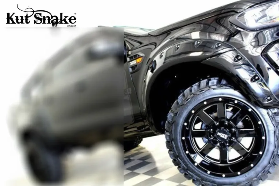 Kut Snake Kotflügelverbreiterung Ford Ranger PX1 und PX2 55 mm nur vorne Smooth Finish (2011-2019)