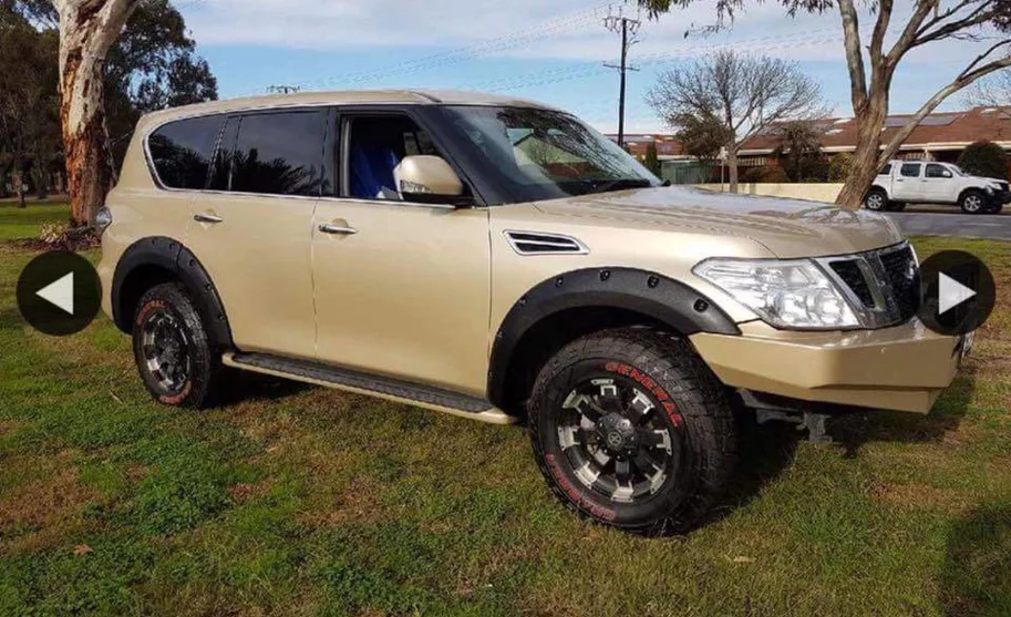 Kut Snake Kotflügelverbreiterung Nissan Patrol Y62 60 mm (ab 2013)