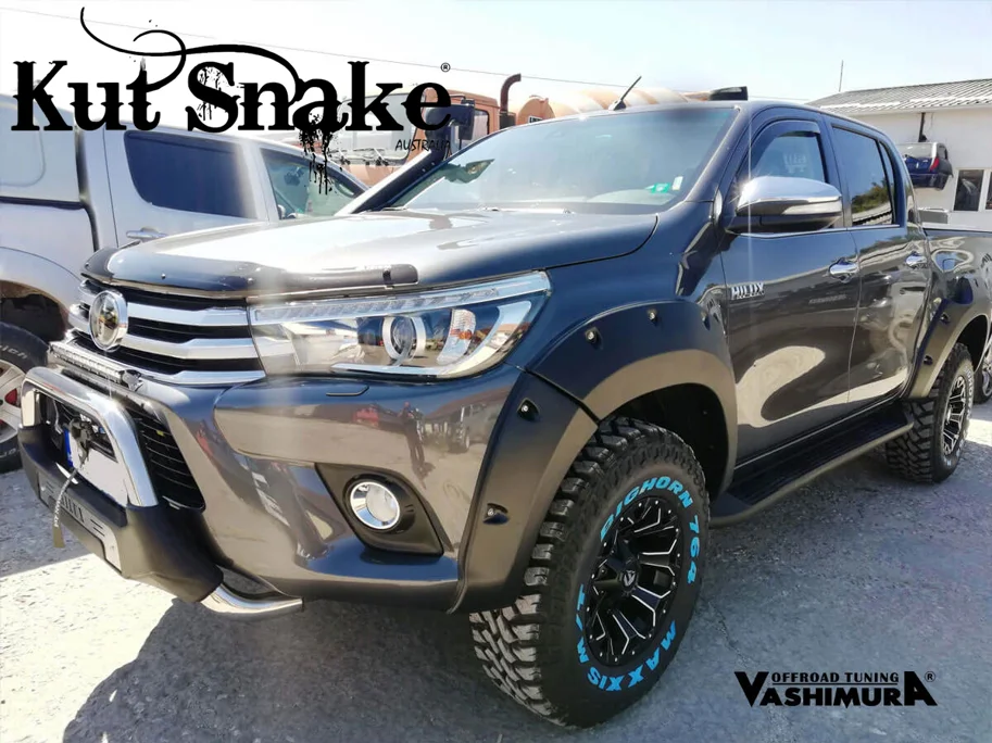 Kut Snake Kotflügelverbreiterung Toyota Hilux Rocco 75 mm (2022-2025)