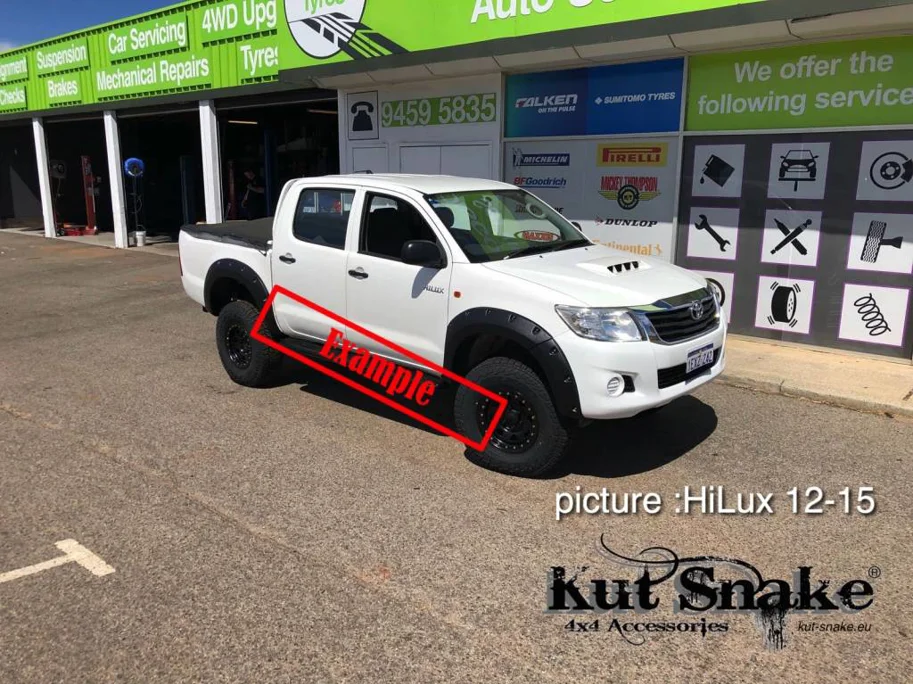 Kut Snake Kotflügelverbreiterung Toyota Hilux KUN1 50 mm (2004-2011)