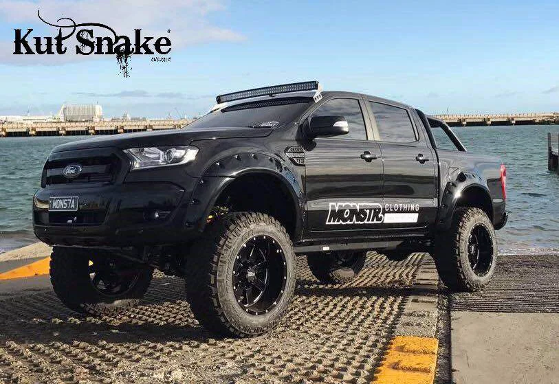 Kut Snake Kotflügelverbreiterung Ford Ranger PX1 und PX2 55 mm Smooth Finish (2015-2019)