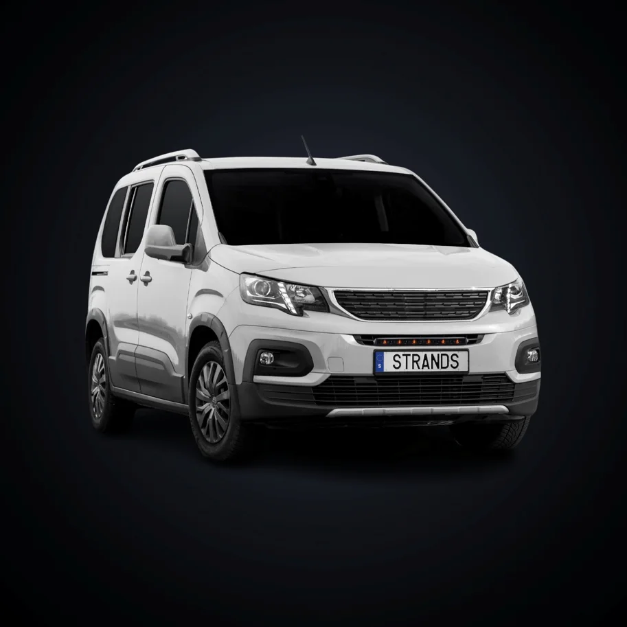 Strands LED-Bar-Paket DARK KNIGHT NUUK 20" für Peugeot Partner (2018 bis 2024)
