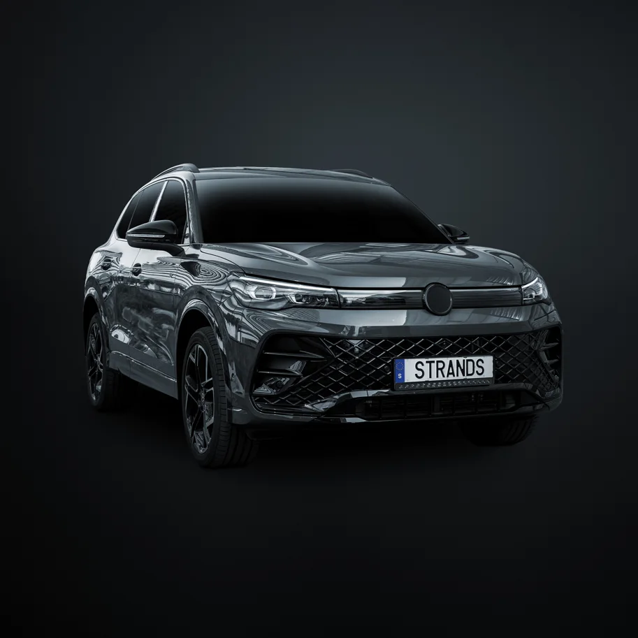 Strands NUUK E-LINE BLACK LED-Bar 20" Komplettkit mit Kennzeichenhalter für VW Tiguan (ab 2024)