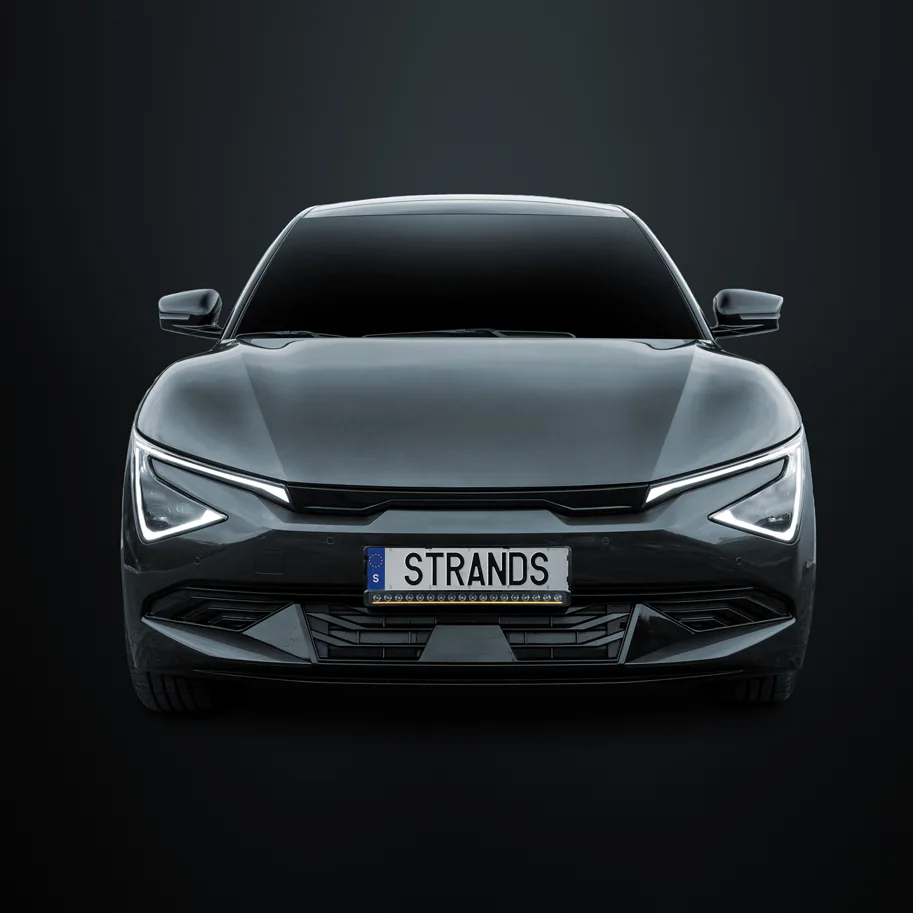Strands NUUK D-LINE LED-Bar 20" Komplettkit mit Kennzeichenhalter für Kia EV6 (ab 2021)