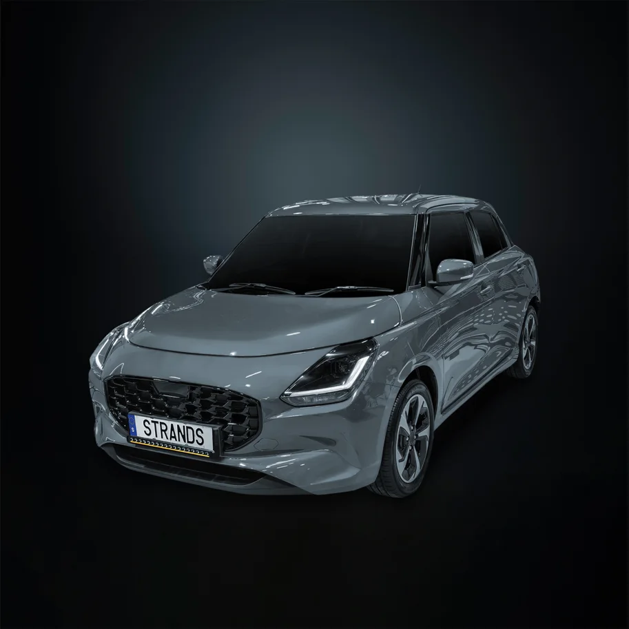Strands NUUK D-LINE LED-Bar 20" Komplettkit mit Kennzeichenhalter für Suzuki Swift (ab 2024)