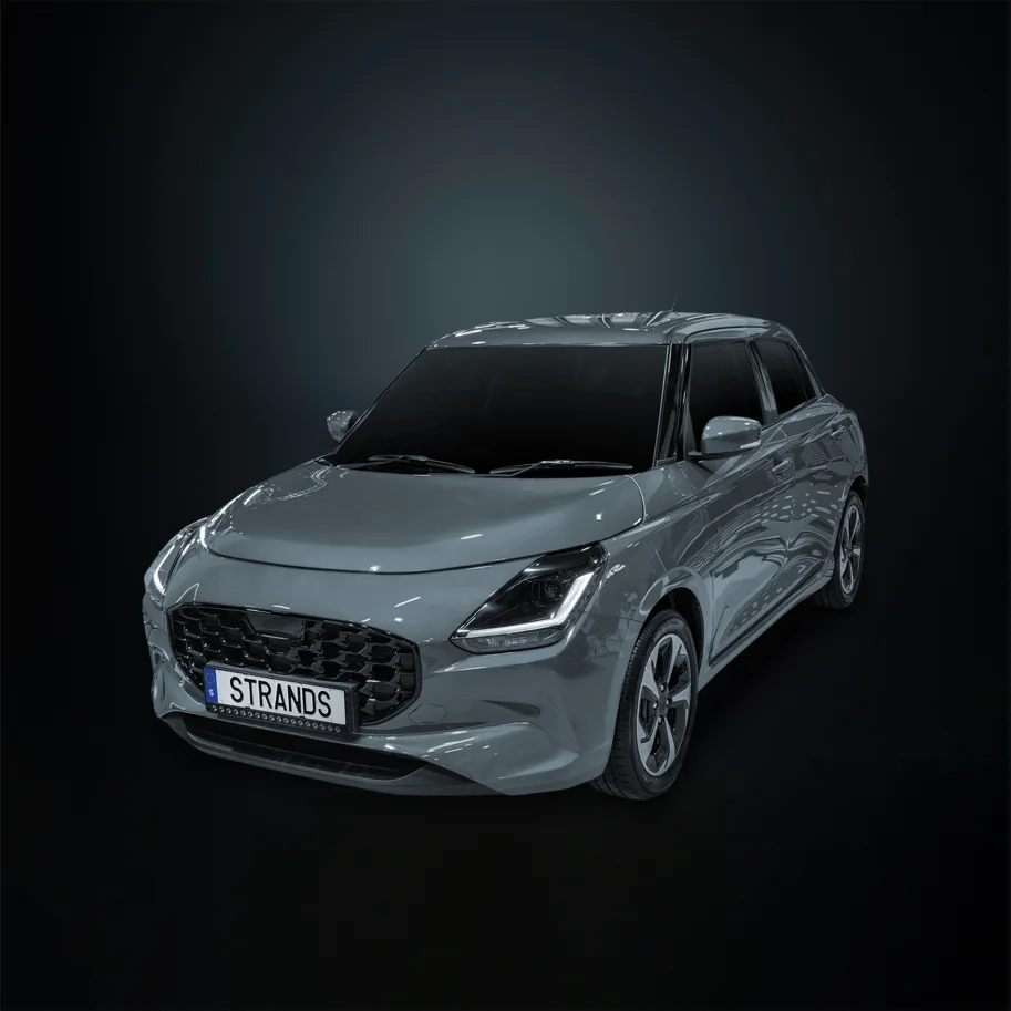Strands NUUK E-LINE BLACK LED-Bar 20" Komplettkit mit Kennzeichenhalter für Suzuki Swift (ab 2024)