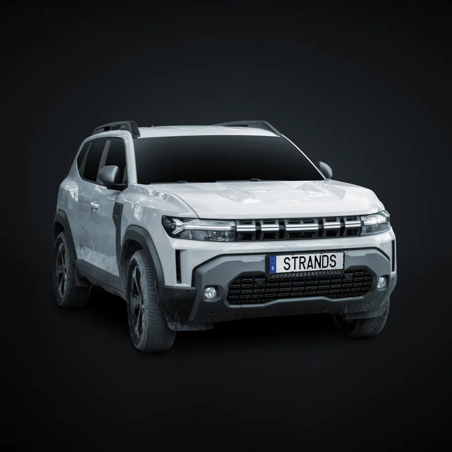 Strands NUUK E-LINE BLACK LED-Bar 20" Komplettkit mit Kennzeichenhalter für Dacia Duster (ab 2024)