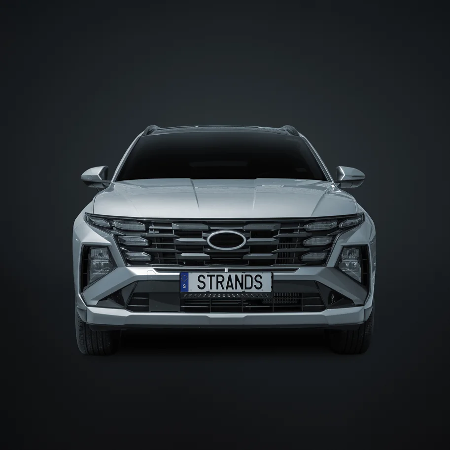 Strands NUUK E-LINE BLACK LED-Bar 20" Komplettkit mit Kennzeichenhalter für Hyundai Tucson (ab 2025)