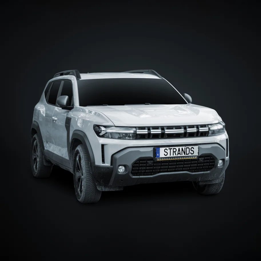 Strands NUUK D-LINE LED-Bar 20" Komplettkit mit Kennzeichenhalter für Dacia Duster (ab 2024)