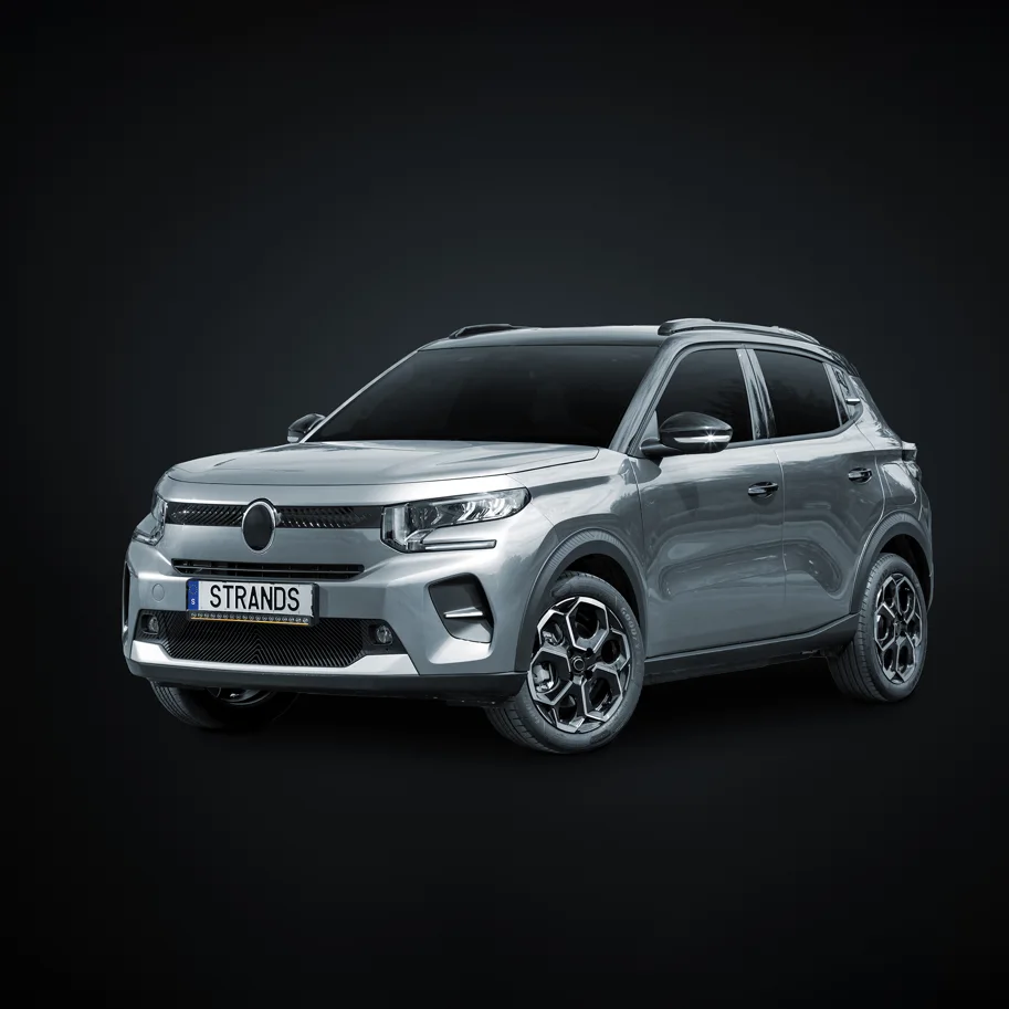 Strands NUUK D-LINE LED-Bar 20" Komplettkit mit Kennzeichenhalter für Citroën C3 (ab 2024)