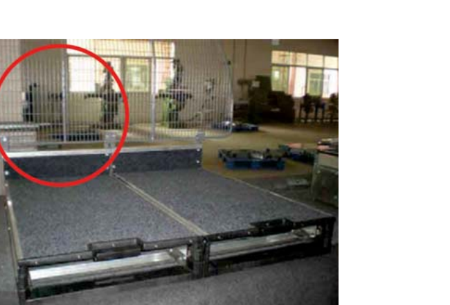 Montagestück für Transportgitter