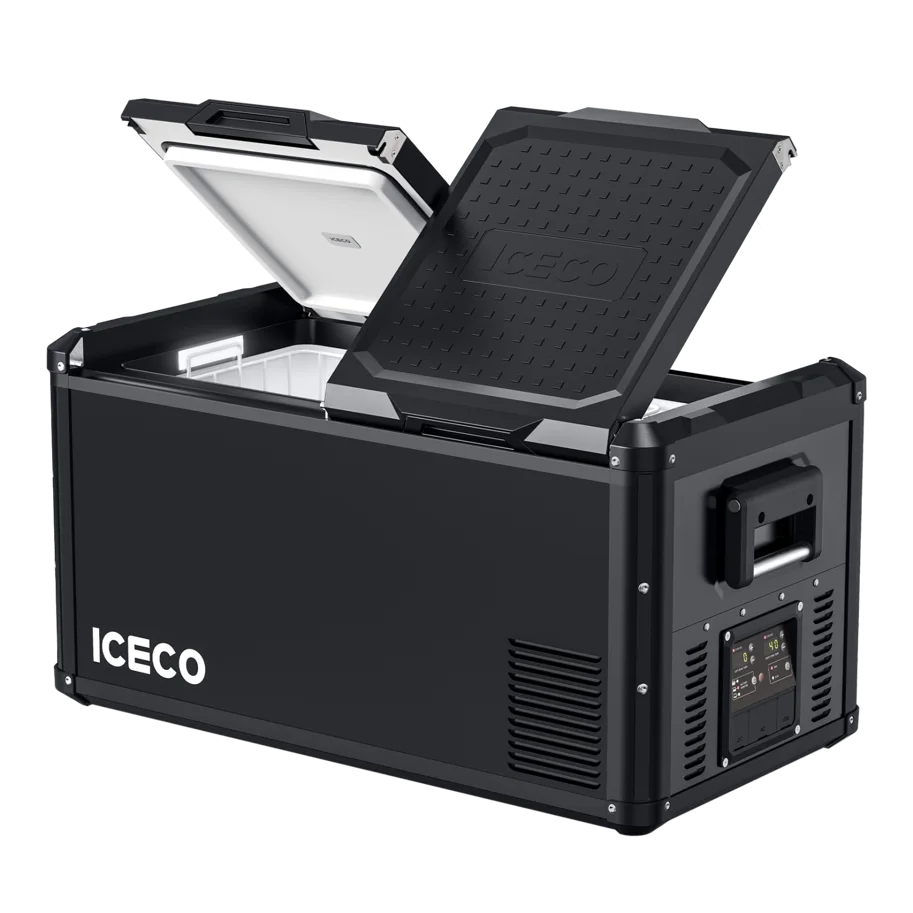 ICECO VL75PROD Kompressor-Kühlbox 75 l, Dual-Zone, Schwarz