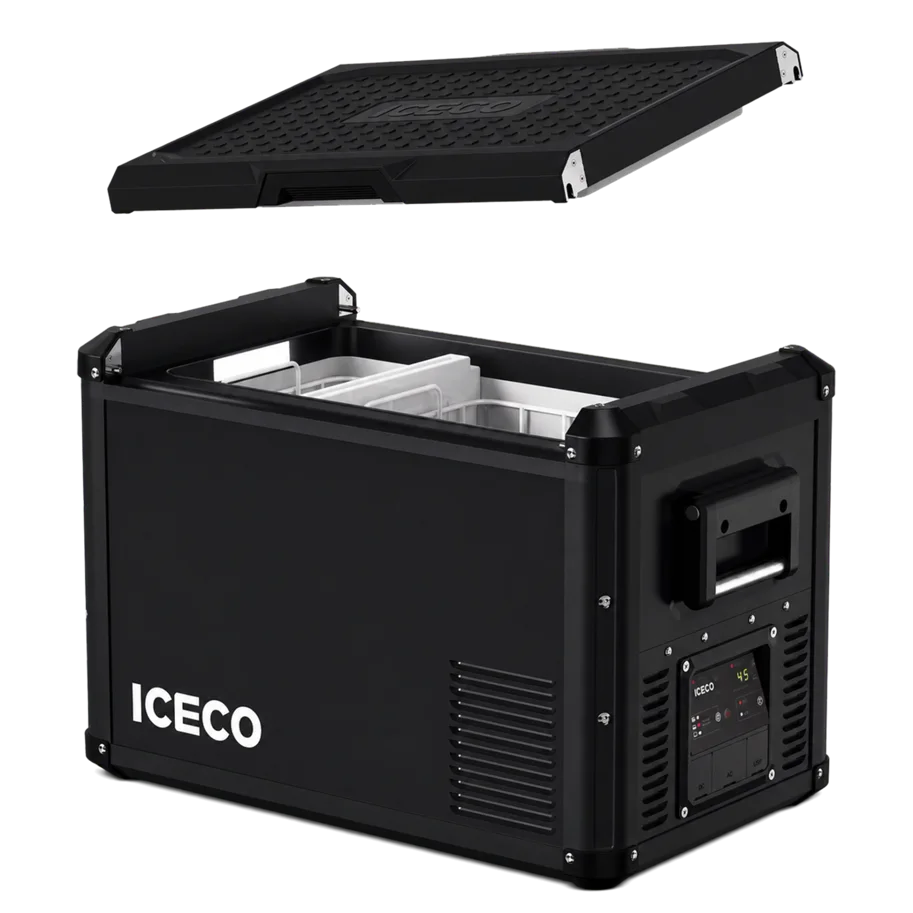 ICECO VL45PROD Kompressor-Kühlbox 45 l, Dual-Zone, Schwarz