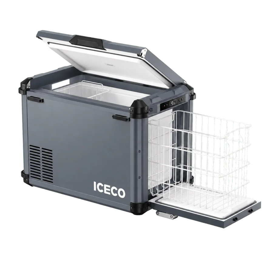 ICECO VL45PLUS Kompressor-Kühlbox 45 l, Single-Zone, Grau